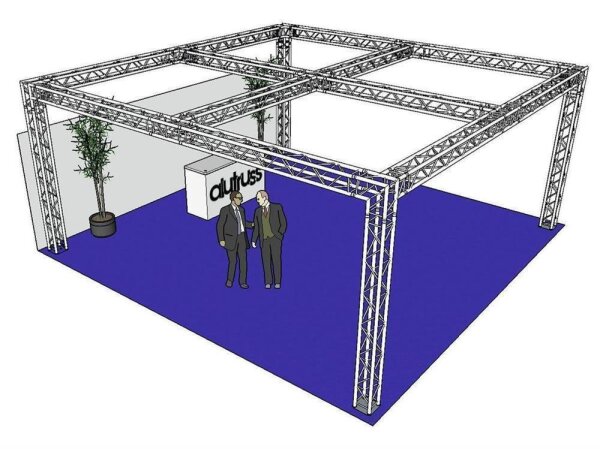 Alutruss Traversenset Quadlock 6082 Quadrat 7,71x7,71x3,5m (BxTx