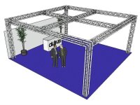 Alutruss Truss set Quadlock 6082 square 7.71x7.71x3.5m...