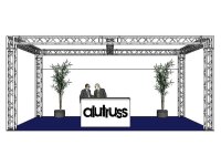 Alutruss Truss set Quadlock 6082 rectangle 7.71x4x3.5m...