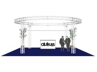 Alutruss Truss set Quadlock 6082 circle 6.6x3.5m