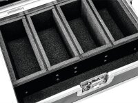 Roadinger Flightcase 4x AKKU Flat Light 1