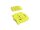 TCM FX Slowfall Confetti rectangular 55x18mm, yellow, 1kg