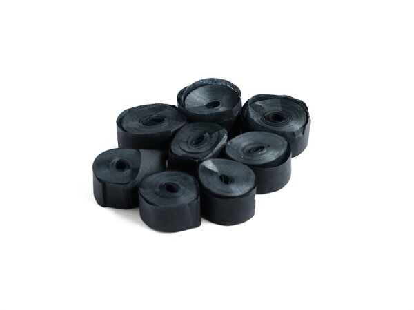 TCM FX Slowfall Streamer 5m x 0,85cm, schwarz, 100 Stück