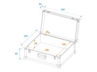 Roadinger Universal Divider Case Pick 42x32x14cm