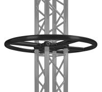 Litecraft Truss LT34B Tower-Ring 100, d=1,0 m, RAL9005 schwarz matt