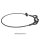 Litecraft Sicherungsseil 4 mm, beidseitig gekauscht, 60 cm, max. 10 kg nach DGUV I215-313, Kettenglied 6 mm, schwarz