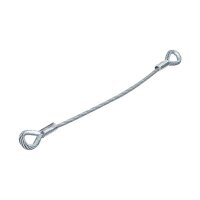 Litecraft Stahlseil 10 mm, Max. 1.000 kg, 100 cm,...