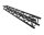 Global Truss F34, 4-Punkt Traverse, 300cm stage black