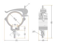 Global Truss Half Coupler Small Quick 48-51/30/100kg...