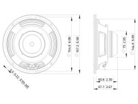 Lavoce WSN061.52 6.5" Woofer Neodymium Magnet Steel Basket Drive