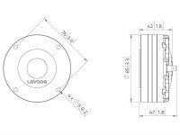 Lavoce DN10.17T 1" Kompressionstreiber, Neodym
