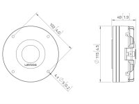 Lavoce DN14.30T 1.4" Compression Driver Neodymium Motor