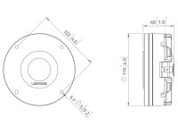 Lavoce DN14.30T 1.4" Compression Driver Neodymium Motor