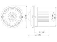Lavoce TN131.00 1.3" Soft Dome Tweeter Neodymium Magnet