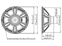 Lavoce NBASS15-30 15" Bassgitarrenlautsprecher, Neodym