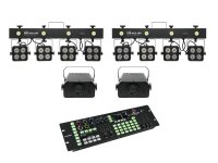 Eurolite Set 2x LED KLS-180 + 2x LED WF-40 + DMX LED...