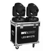 Involight SET 2x LED MH127S inkl. Doppel-Flightcase