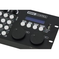 Involight SHOWControl, DMX-512 Controller, 24 Geräte mit jeweils bis zu 26 DMX-Kanälen steuerbar, Jogwheels, USB.