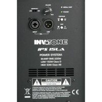 Invotone IPS15LA, 15"/1", 200 Watt RMS, 800W Peak, Biamp, 121dB max. SPL, 15Kg