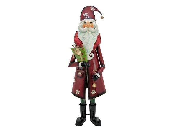 Santa Claus, Metal, 195cm, red