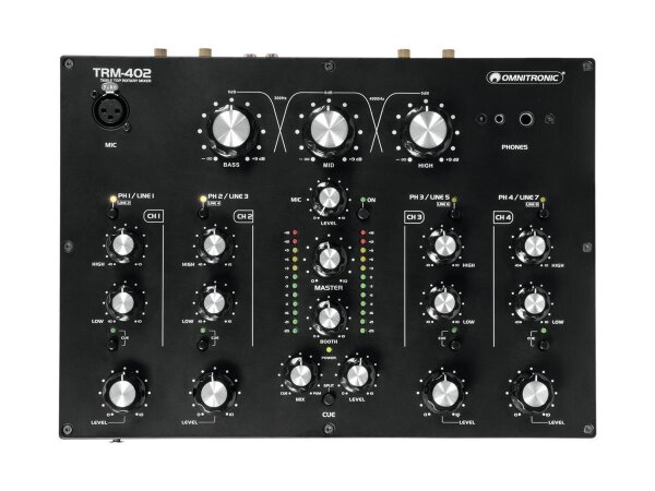 Omnitronic TRM-402 4-Channel Rotary Mixer