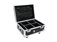 Roadinger Flightcase 4x AKKU UP-4 QuickDMX with charging...