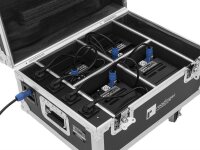 Roadinger Flightcase 4x AKKU UP-4 QuickDMX with charging functio