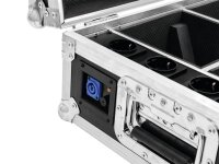 Roadinger Flightcase 4x AKKU TL-3 Trusslight QuickDMX mit Ladefu