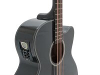 Dimavery AB-455 Acoustic Bass, 5-string, schwarz