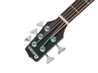 Dimavery AB-455 Acoustic Bass, 5-string, schwarz