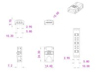 Eurolite LED Strip flexibler Verbinder 3Pin 10mm