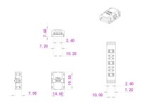 Eurolite LED Strip Connector 4Pin 10mm