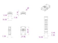 Eurolite LED Strip Power Contact 4Pin 10mm