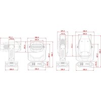 Briteq BTX-Saturn, LED-Moving-Head, 270 Watt LED