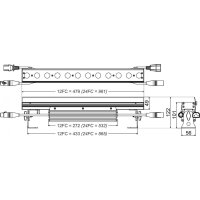 Briteq LDP-Colorstrip 24FC, 24x 4 Watt RGBW, 15° Abstrahlwinkel