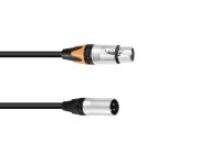 PSSO Adaptercable DMX XLR 3pin/5pin 0.3m bk