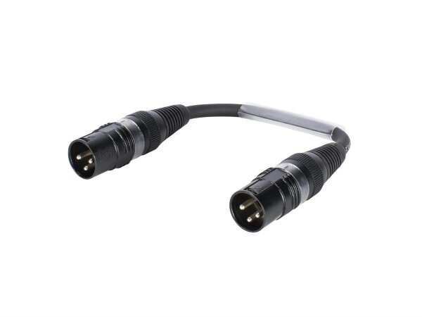 Sommer-Cable Adaptercable XLR(M)/XLR(M) 0.15m bk