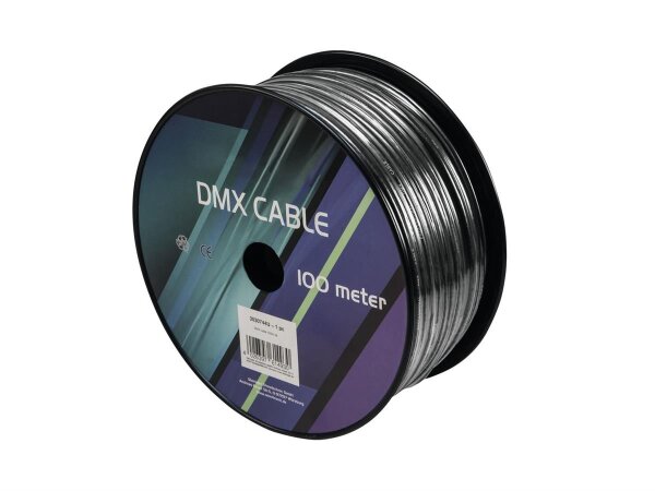 Eurolite DMX cable 2x0.22 100m bk