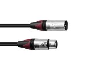 PSSO XLR cable COL 3pin 7.5m bk Neutrik