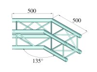 Alutruss Quadlock S6082C-23 2-Wege-Ecke 135°