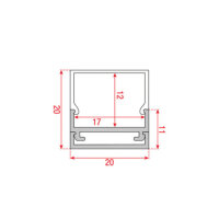 Artecta Profile Pro 11 Surface Natural Anodized Aluminum