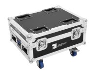 Roadinger Flightcase 4x AKKU IP UP-4 QuickDMX mit...