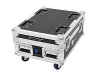 Roadinger Flightcase 4x AKKU IP UP-4 QuickDMX with charging func