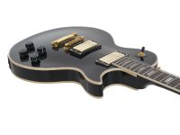 Dimavery LP-530 E-Gitarre, schwarz/gold