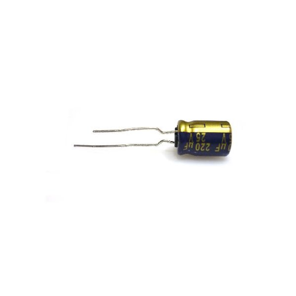 Capacitor 220µ/F 25V Radial 8x12MM