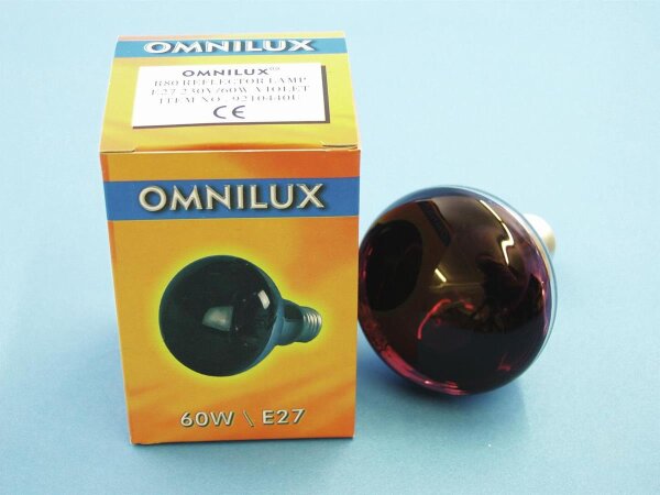 Omnilux R80 230V/60W E-27 violet