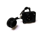 Built-in plug XLR 3-pin (DMX) IP65 (J3F2C-W-B) black