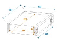 Roadinger Rack Profi 3HE 25cm