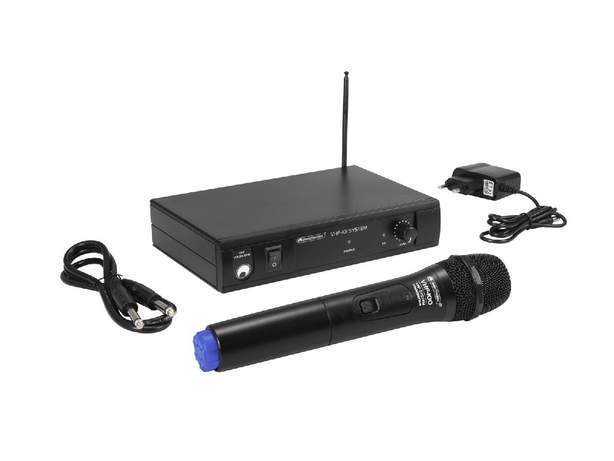 OMNITRONIC Mikrofonstativ MS-1W mit Galgen weiß