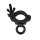 Showtec Half Coupler + Eye 230 kg, Schwarz, Slimline für 50-mm-Rohr